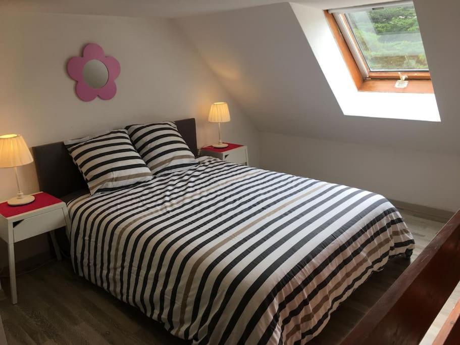 Studio Duplex Vue Mer 100M De La Plage Saint-Nic Luaran gambar